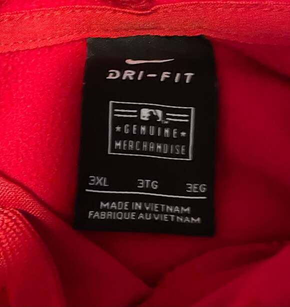 St Louis Cardinals Mens Nike Red Script Dri-Fit Hood - 173201421, - Picture 3 of 3